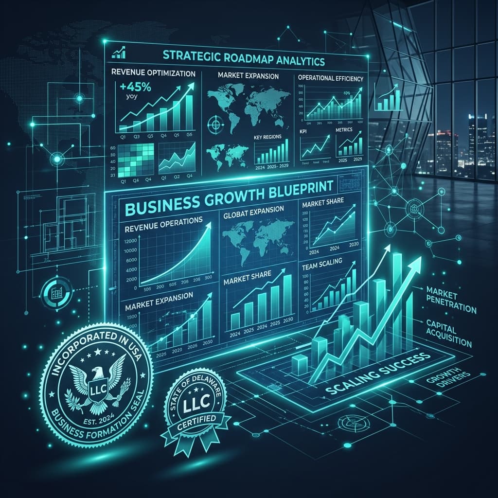 New Business Formation & Strategic Roadmap Visual
